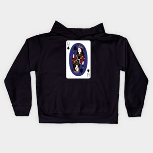 Queen of Spades Illustration Kids Hoodie